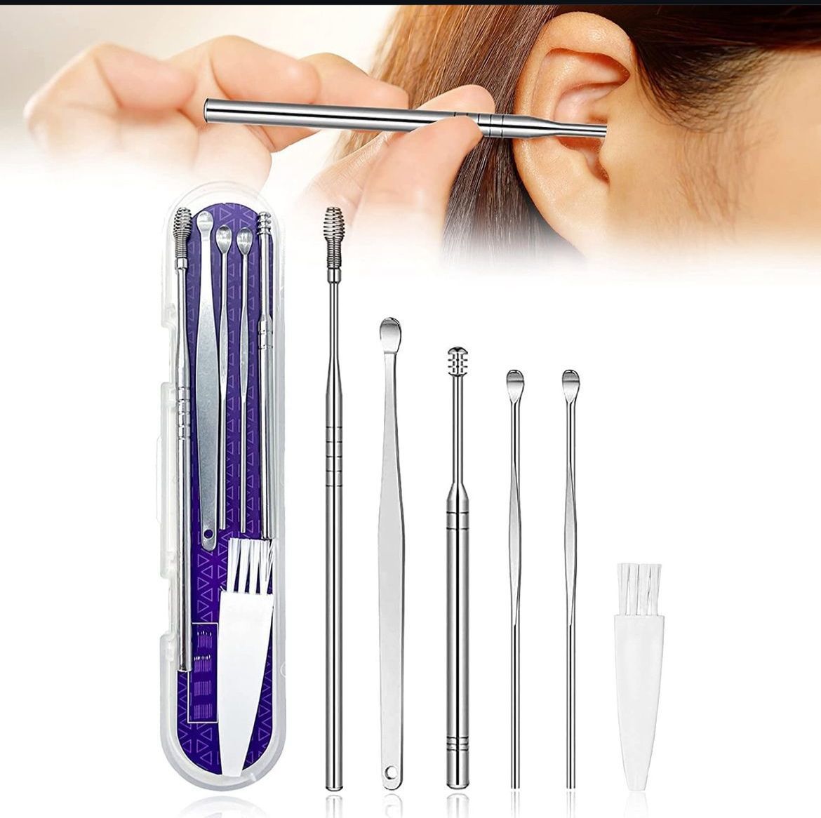 6 Pcs Ear Wax Removal Kit (IMPORTED PRODUCT)