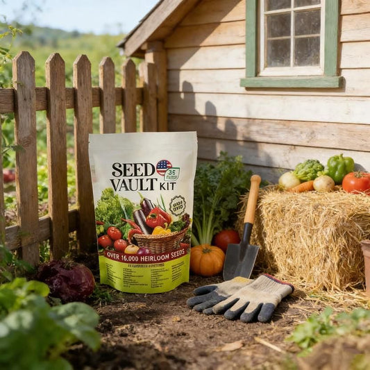 50 Pack Heirloom Veggie Seed Kit