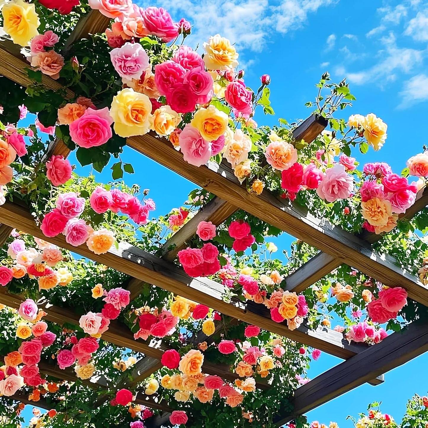 US Imported Elegant Climbing Rose Seeds (Buy 1 Get 1 Free + 1 Plant Booster Syrup)