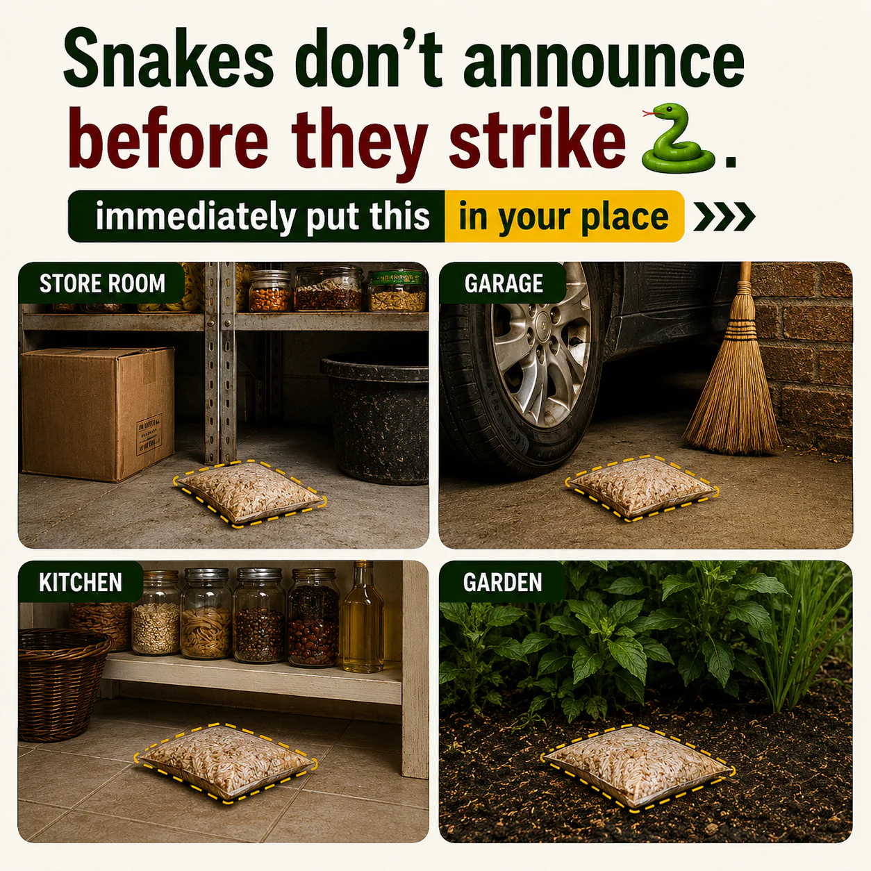 Keep Away Snake from Home & Farm | Combo 32 Packs