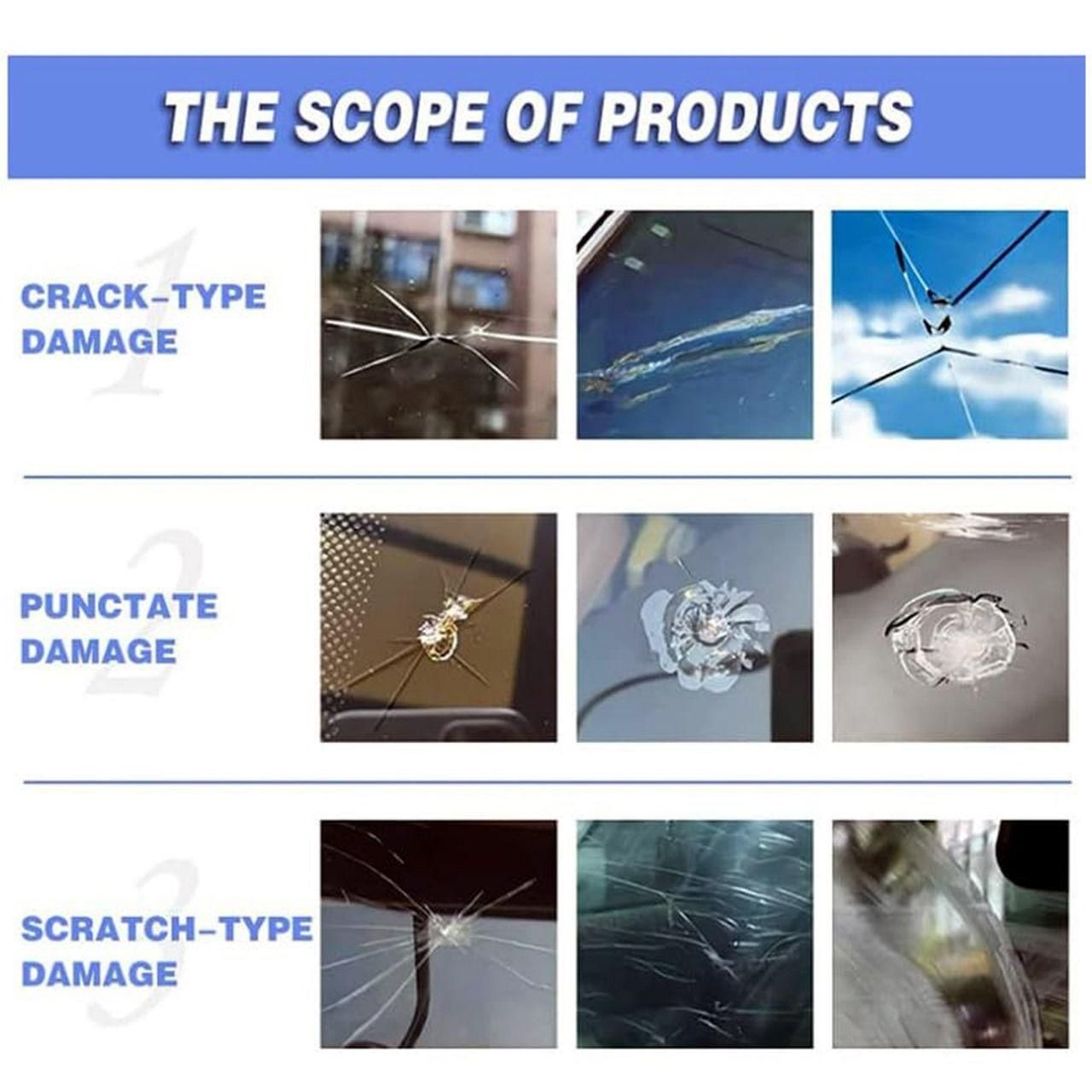 US Imported Glass Crack Fix Kit (Buy 1 Get 1 Free)