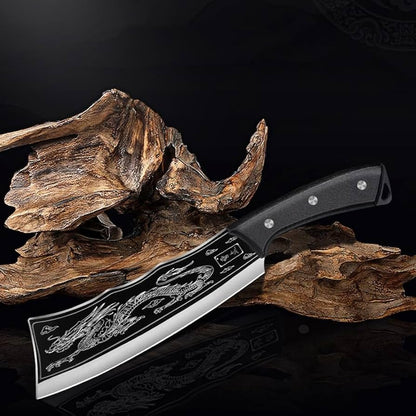 ObsidianSlice™️ Japanese Dragon Slicer Knife