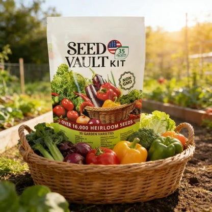 50 Pack Heirloom Veggie Seed Kit