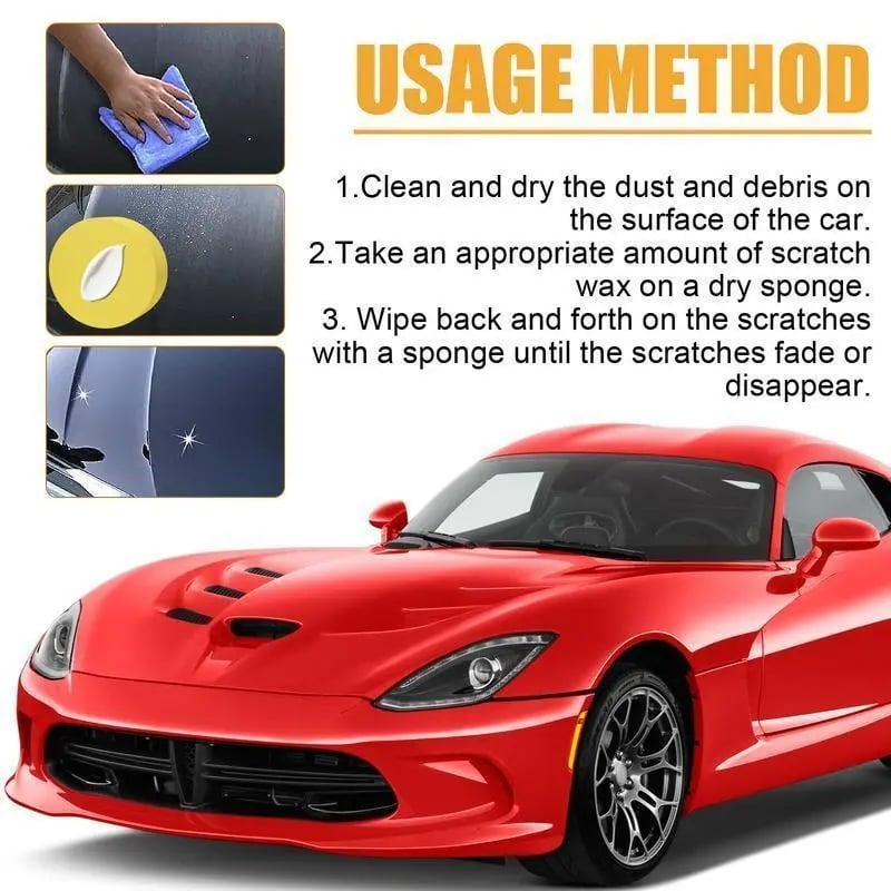 US Imported Car Scratch Removal Wax (Buy 1 Get 1 Free)