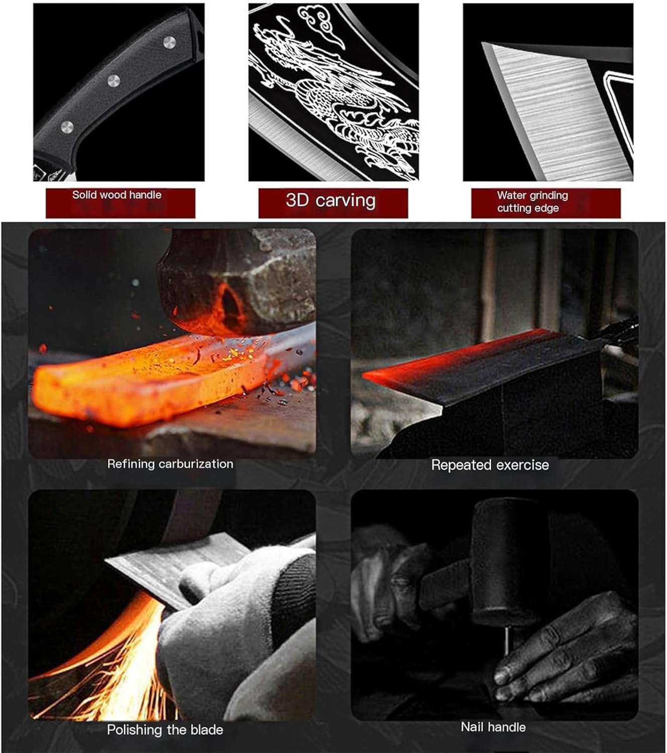 ObsidianSlice™️ Japanese Dragon Slicer Knife