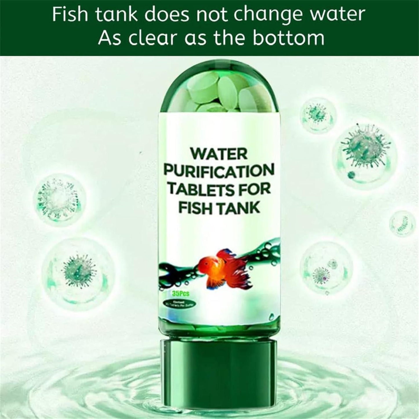 Aquarium Purifying Tablets [BUY 1 GET 1 FREE] – Safe for All Types of Fish | 1 tabs per tank