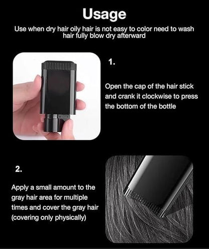 Instant Hair Color Stick, 2-in-1 Touch-Up Comb