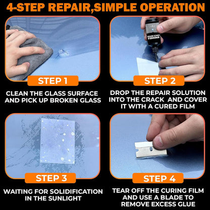 US Imported Glass Crack Fix Kit (Buy 1 Get 1 Free)
