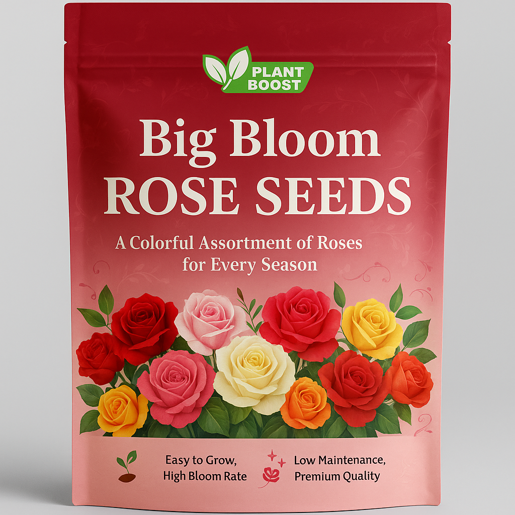 US Imported Elegant Climbing Rose Seeds (Buy 1 Get 1 Free + 1 Plant Booster Syrup)