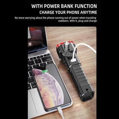 Wuben X4 German 8 in 1 Portable Rechargeable Torch LED Flashlight