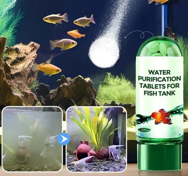 Aquarium Purifying Tablets [BUY 1 GET 1 FREE] – Safe for All Types of Fish | 1 tabs per tank